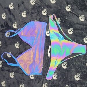 Reflective bikini set